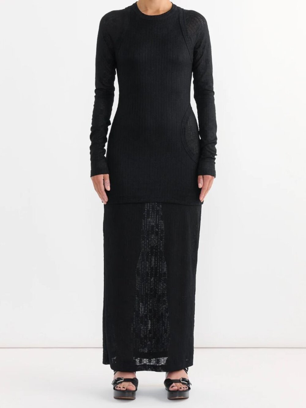 NWT Rachel Comey Glasglow Black Lace Maxi Dress - Picture 1 of 1